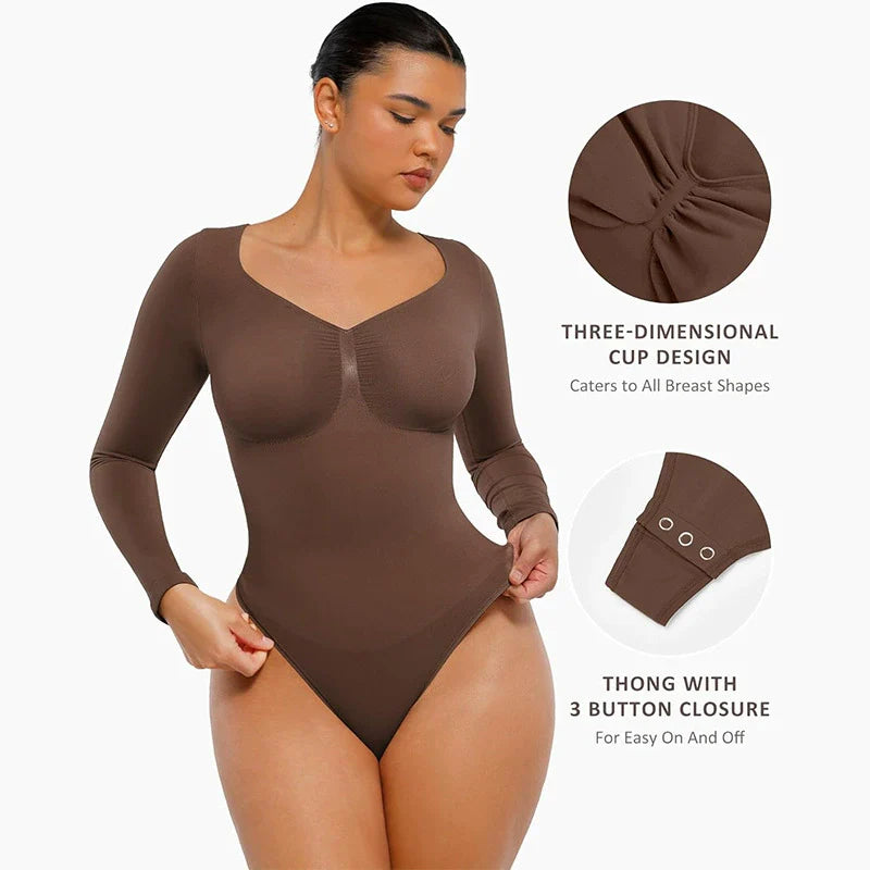 Long Sleeve Shaping Bodysuit