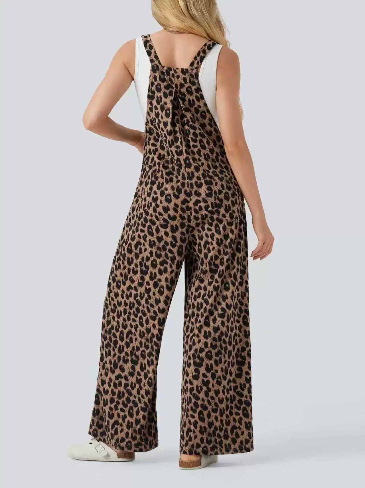 Leopard print jumpsuit