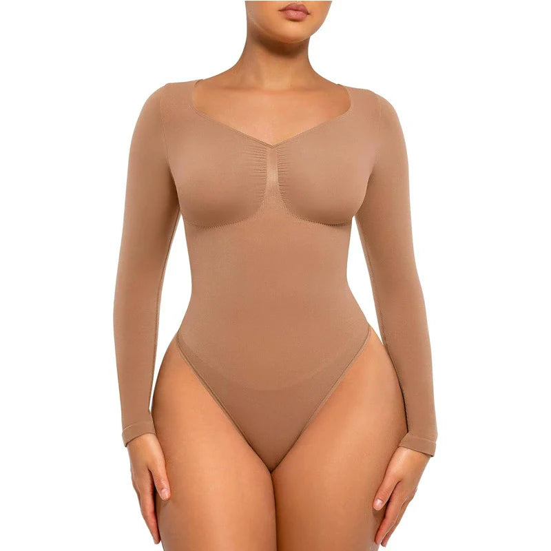 Long Sleeve Shaping Bodysuit