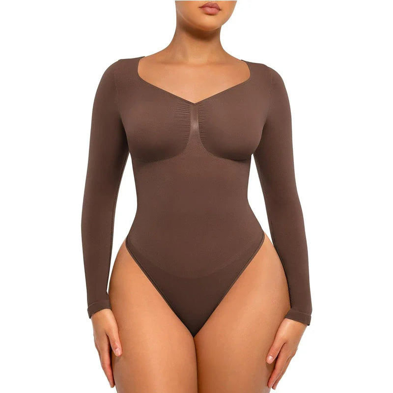 Long Sleeve Shaping Bodysuit
