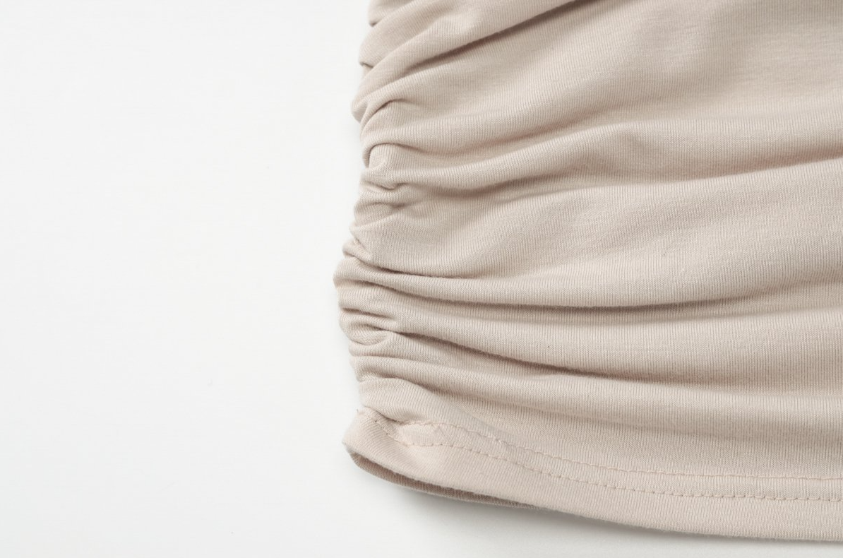 Relaxed Draped Off-Shoulder Dress